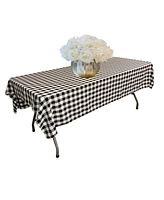 Slickblue Polyester Gingham Checkered Tablecloth – 60 x 102 Inch Rectangular