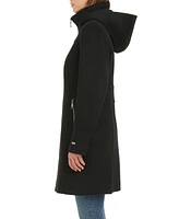 Vince Camuto Women's Single-Breasted Fitted Drap Wool Blend Coat