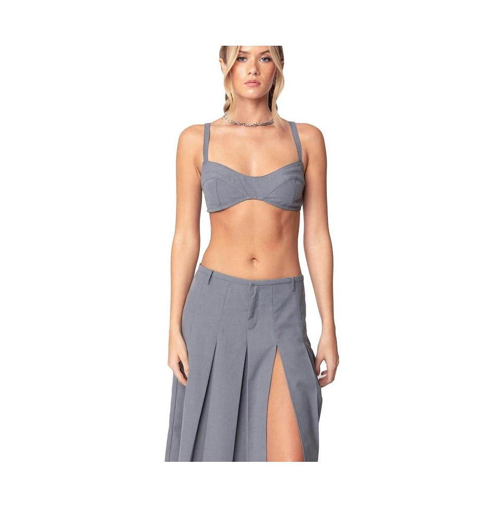 Edikted Women's Ethel Tailored Bralette