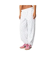 Edikted Women's Bouquet Oversized Sweatpants