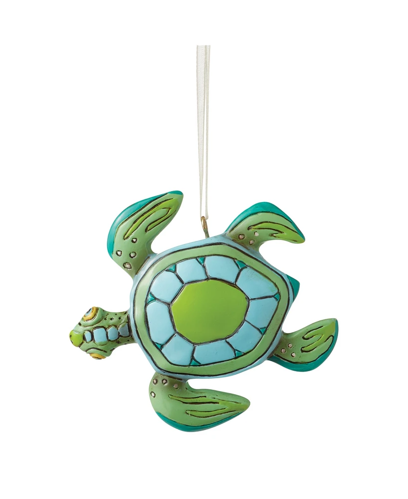 Jim Shore Allend Sup Dude Turtle Ornament