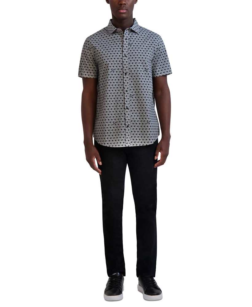 Karl Lagerfeld Paris Men's Geo-Pattern Shirt