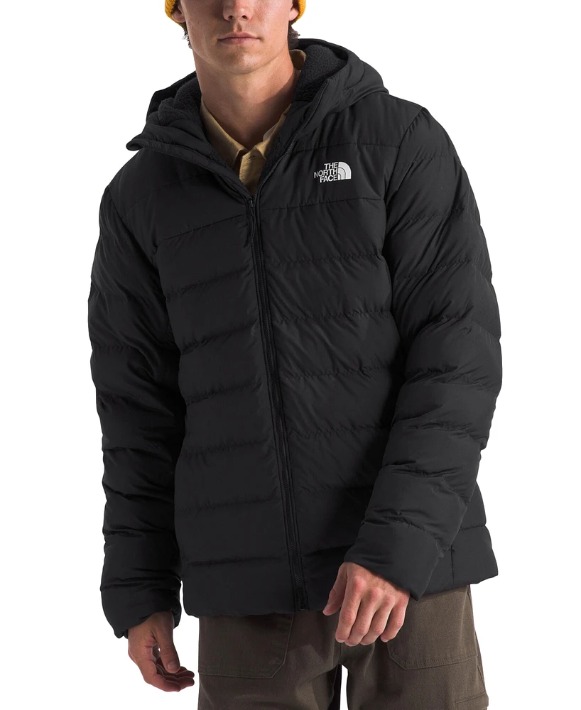 The North Face Men's Aconcagua 3 Sherpa Lined Full Zip Hoodie Puffer Jacket