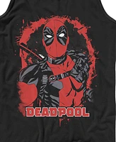 Fifth Sun Mens Painted Deadpool Tank