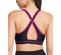 Under Armour Women's Crossback Medium Impact Sports Bra