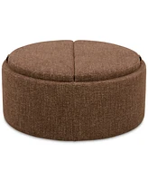 Jharli Fabric Storage Ottoman, Created for Macy's