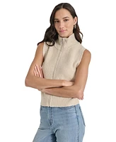 Dkny Jeans Women's Metallic Sweater Vest