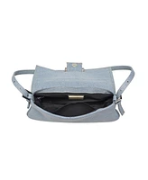 Moda Luxe Fay Denim Baguette Bag