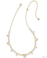 Kendra Scott 14k Gold-Plated Cubic Zirconia Mickey & Minnie Mouse 19" Adjustable Tennis Necklace