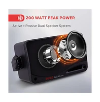 Pyle 3.5'' Bluetooth Home Speakers, 3-Way Indoor/Outdoor Speaker System, 200 Watt