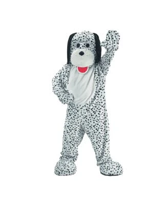 Dress Up America Black White Dalmatian Mascot Costume Teens Boys Girls