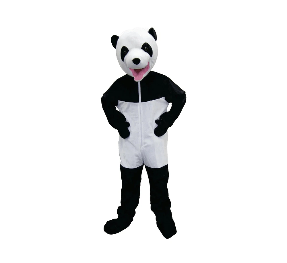 Dress Up America Giant Panda Jumpsuit & Head Mask Mascot - Kids Girls Boys