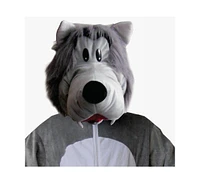 Dress Up America Gray Wolf Jumpsuit Mascot Costume