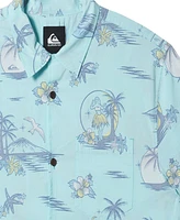 Quiksilver Men's Dna Destination Island Short Sleeve Shirt