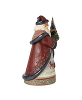 Jim Shore Holiday Manor Santa with Sisal Tree Figurine