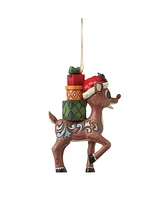 Jim Shore Rudolph with Stacked Hanging Ornament