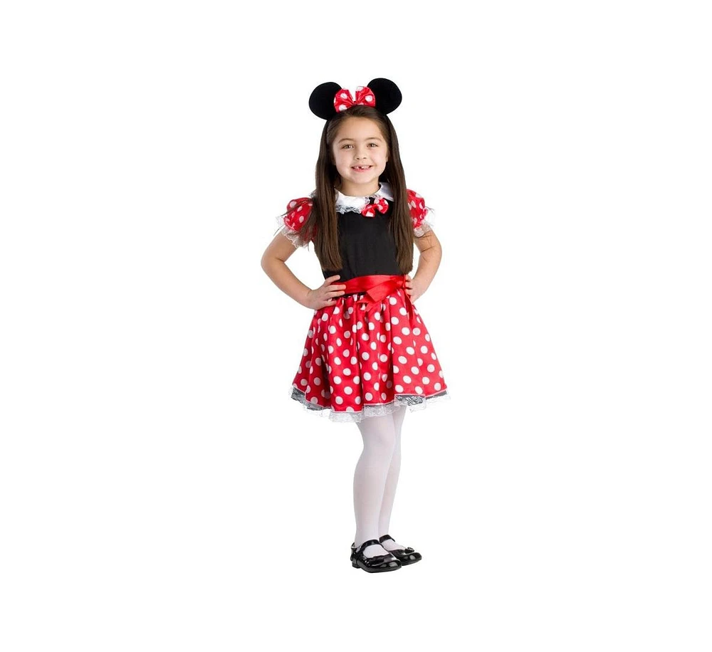 Dress Up America Charming Miss Mouse Costume Set - Kids Girls