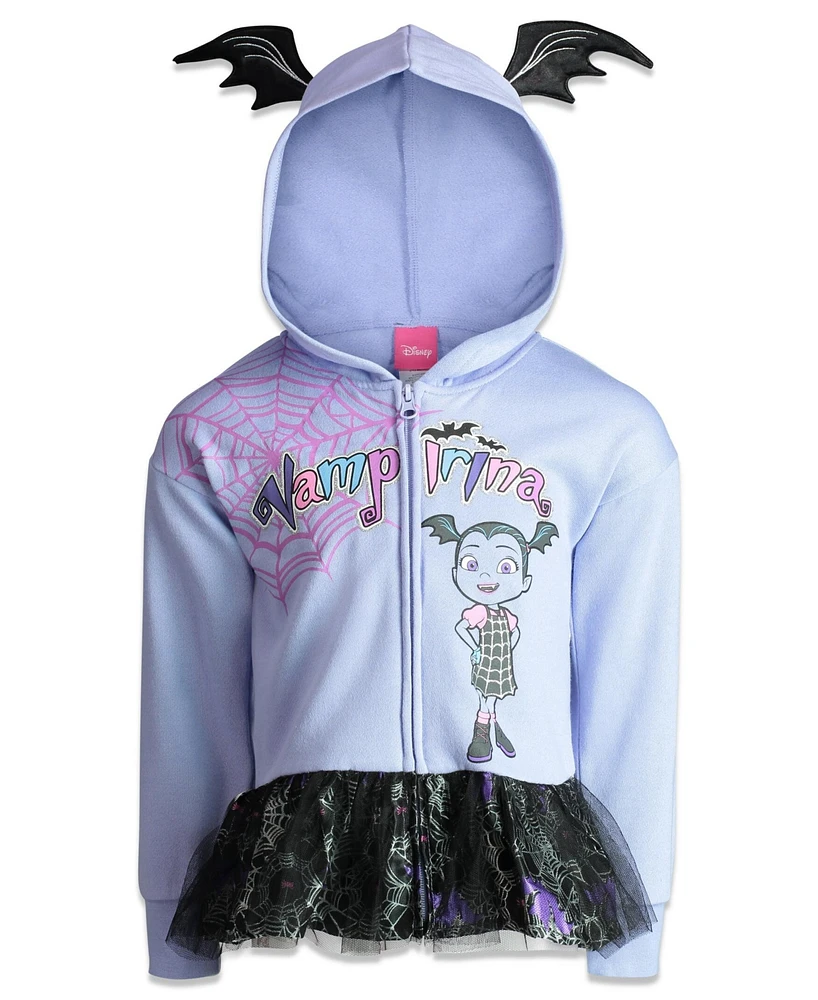 Disney Girls Vampirina French Terry Zip Up Hoodie to