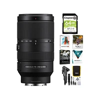 Sony E 70-350mm F4.5-6.3 G Oss Lens with Software Suite and Accessory Card