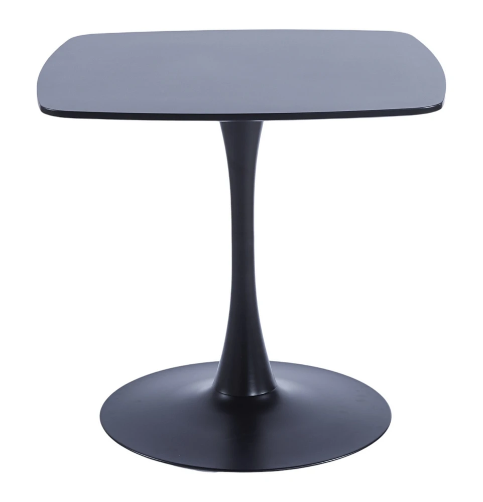 Slickblue Special Mdf Dining Table – Black Kitchen Table, Ideal as an Executive Desk