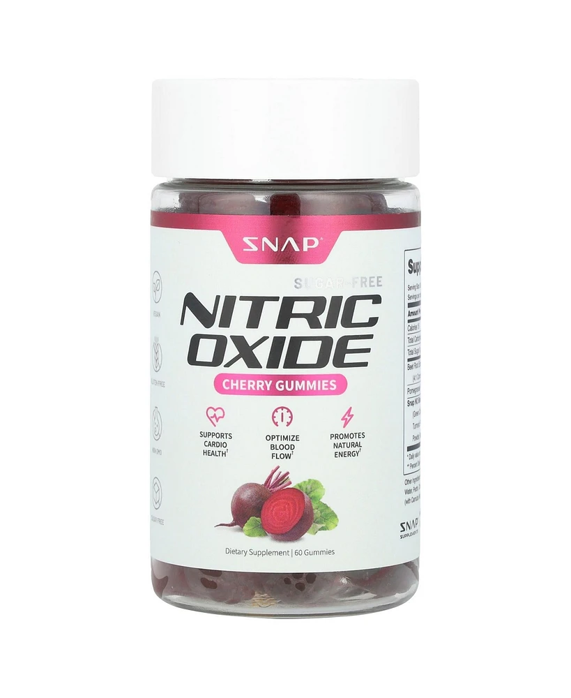 Snap Supplements Nitric Oxide Gummies Cherry Sugar-Free