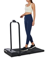 GoPowerBike GoFit Walking Pad Treadmill | with Remote Control | 6 Mile Max Speed 2-in-1