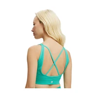 Cotton On Women's Seamless Plunge Strappy Back Crop