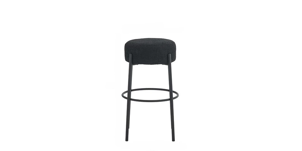 Slickblue 30" Tall Round High Bar Stools Set of 2 for Stylish and Elevated Seating