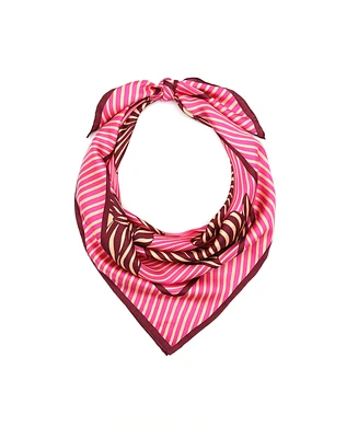 Kate Spade New York Linear Bloom Silk Square Scarf