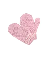 Bits & Bows Girls Pink Mittens