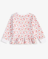 First Impressions Baby Girls Long-Sleeve Butterfly Love Printed Sweatshirt, Created for Macy's