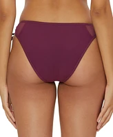 Becca Women's Muse Mesh-Inset Side-Tie Bikini Bottoms