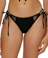 Becca Women's Muse Mesh-Inset Side-Tie Bikini Bottoms