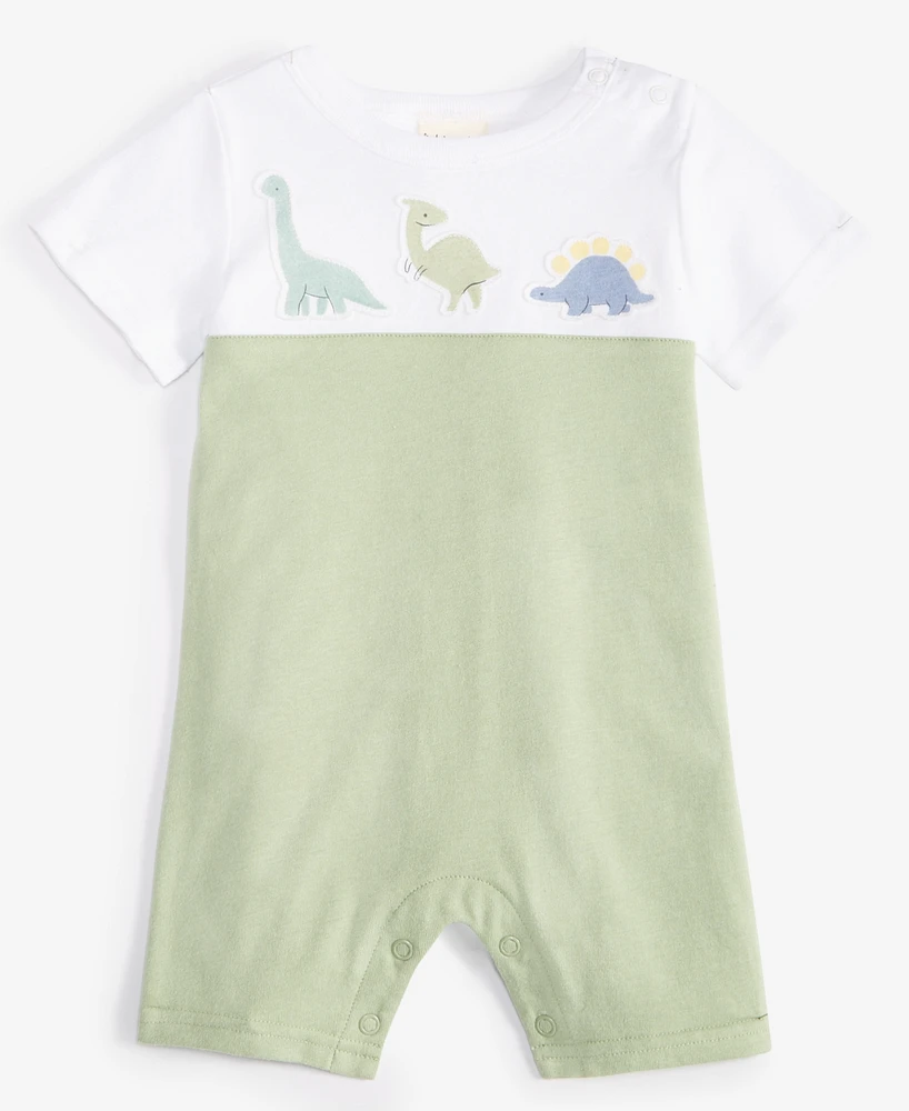 First Impressions Baby Walking Dinosaurs Sunsuit, Created for Macy's