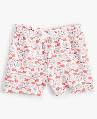 First Impressions Baby Girls Butterfly Love Printed French Terry Shorts, Created for Macy's