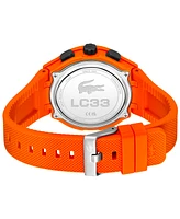 Lacoste Men's LC33 Silicone Strap Watch 45mm