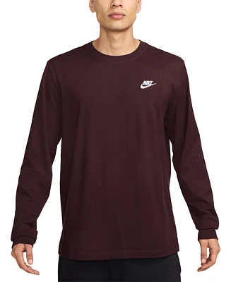 Nike Men's Long Sleeve Sportswear Club T-Shirt