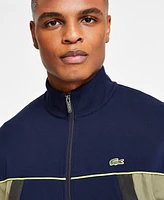 Lacoste Men's Colorblocked Double Face Pique Zip-Up Tracksuit Jacket