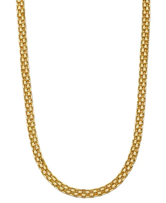 Polished Bismark Link 18" Statement Necklace in 10k Gold