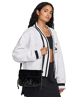 Nike Unisex Sportswear Futura 365 Faux Fur Crossbody Bag