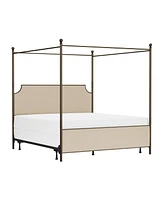 Hillsdale 52" Metal McArthur King Canopy Bed