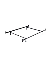 Hillsdale 49.25" Metal Twin/Full Bed Frame