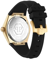 Philipp Plein Women's Skull Spikes Silicone Strap Watch 40mm