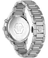 Philipp Plein Men's Chronograph Pleinmeter Stainless Steel Bracelet Watch 44mm