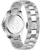 Philipp Plein Men's Gmt Stainless Steel Bracelet Watch 44mm