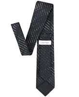 Calvin Klein Men's Printed Geo-Pattern Tie