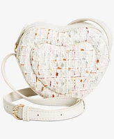 On 34th Mini Jasmii Tweed Heart Crossbody, Created for Macy's