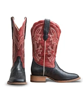 Buck & Brana Fedra Authentic Leather Cowgirl Boots By