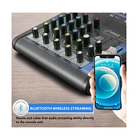 Pyle 4-Channel Bluetooth Pro Audio Dj Sound Mixer