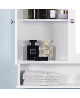 Slickblue Wall Mounted Bathroom Cabinet – Space-Saving Storage Solution for Organizing Toiletries and Essentials